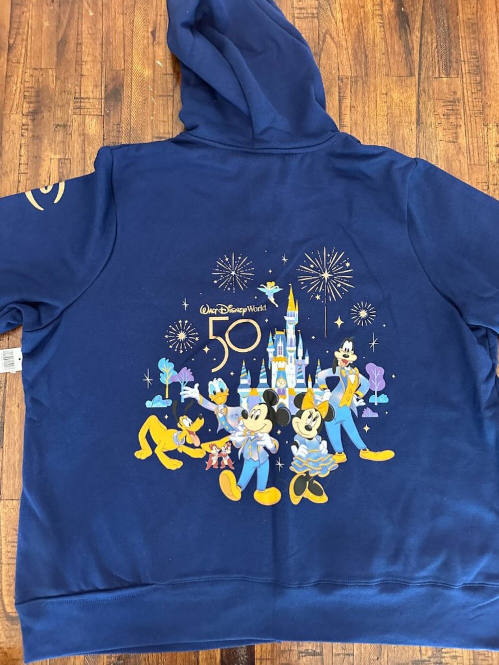 NWT Disney Parks Walt Disney World 50th Anniversary Zip Hoodie 2X